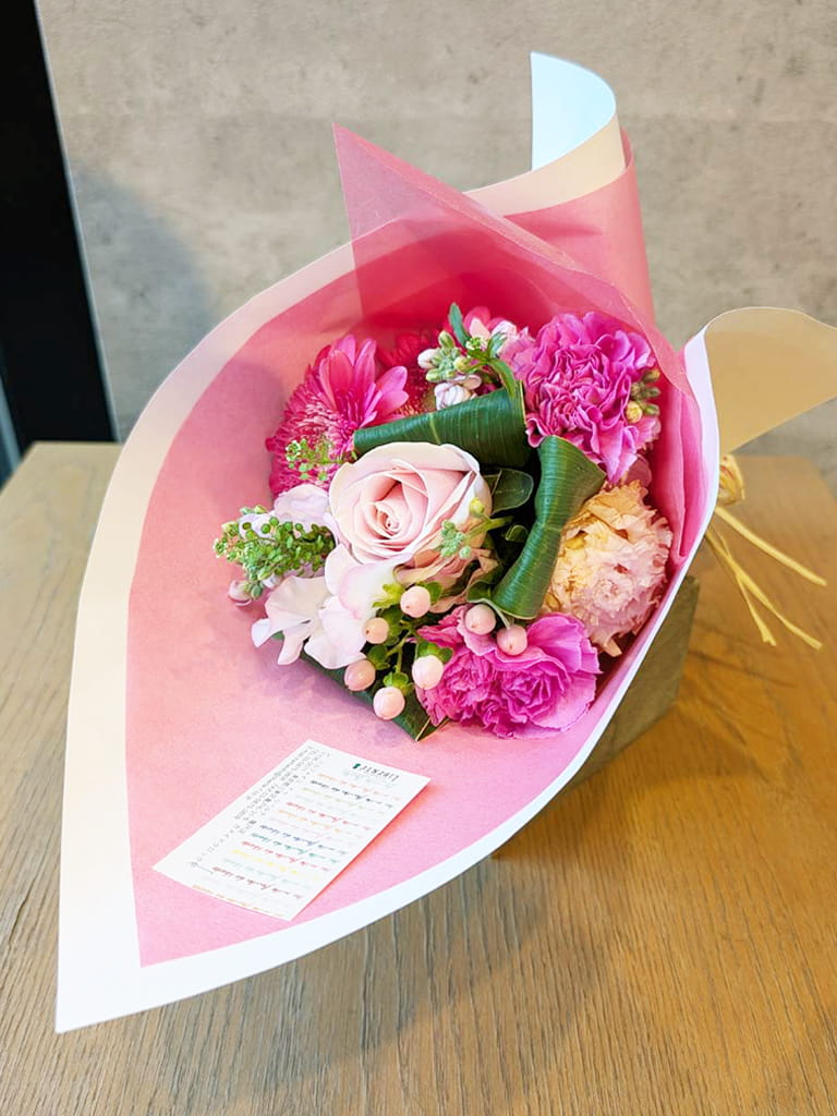 【亀戸店限定｜店頭受取】推しへ届け！ 押しカラーブーケ