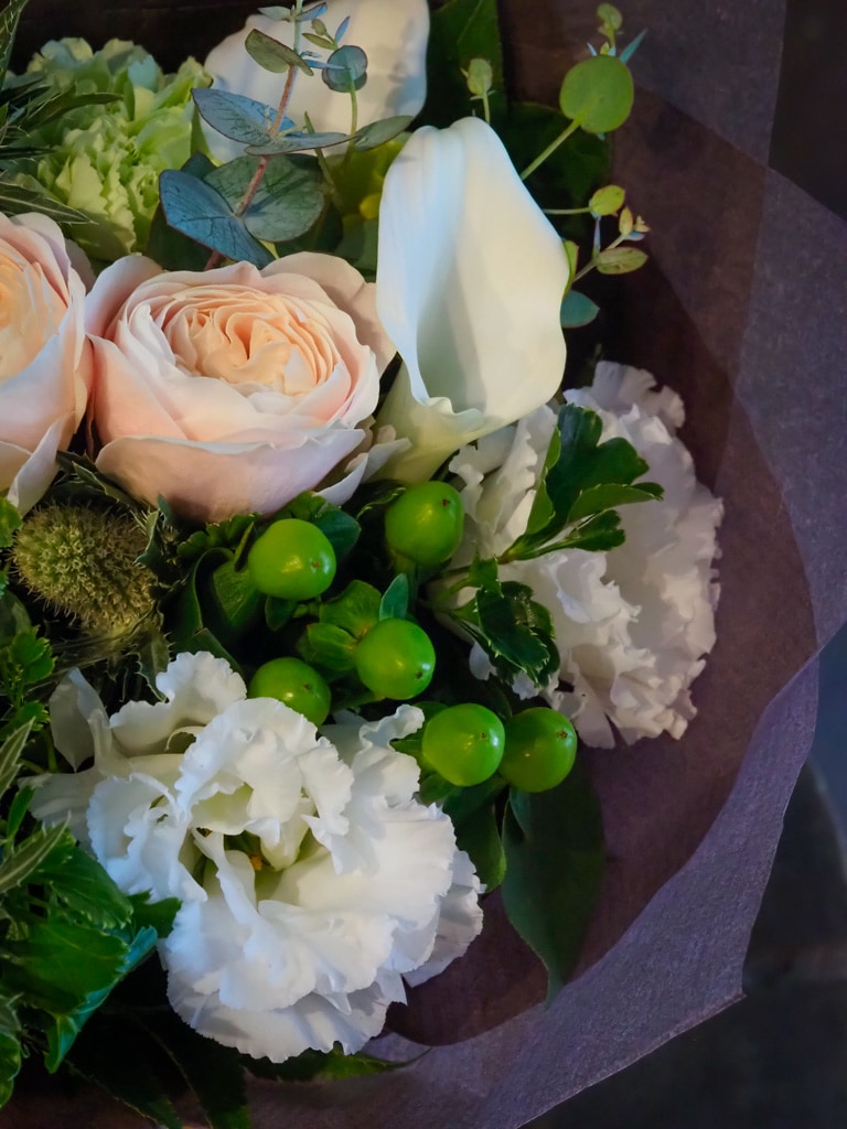 【そのまま飾れるブーケBOX】Bouquet Debout - ブーケ ドゥブー | ブラン