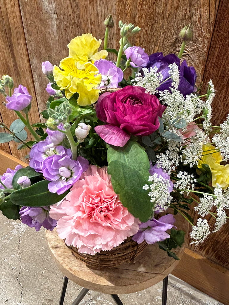 【亀戸店オリジナル】季節のナチュラルアレンジメント｜数量限定