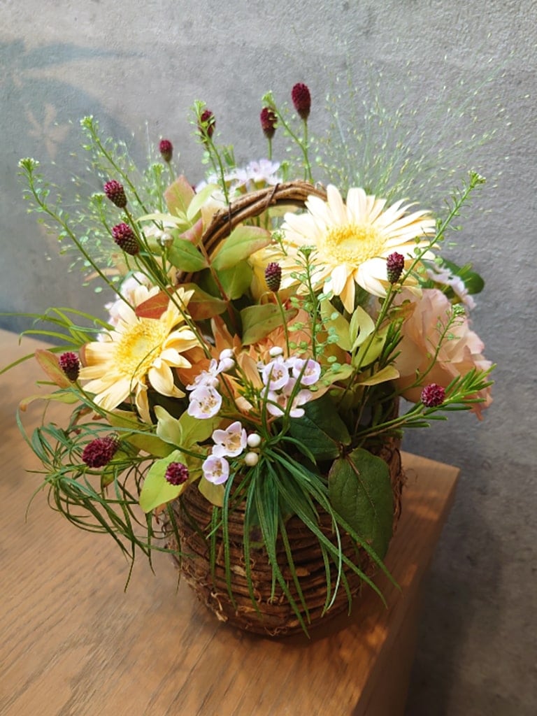 【亀戸店オリジナル】季節のナチュラルアレンジメント｜数量限定