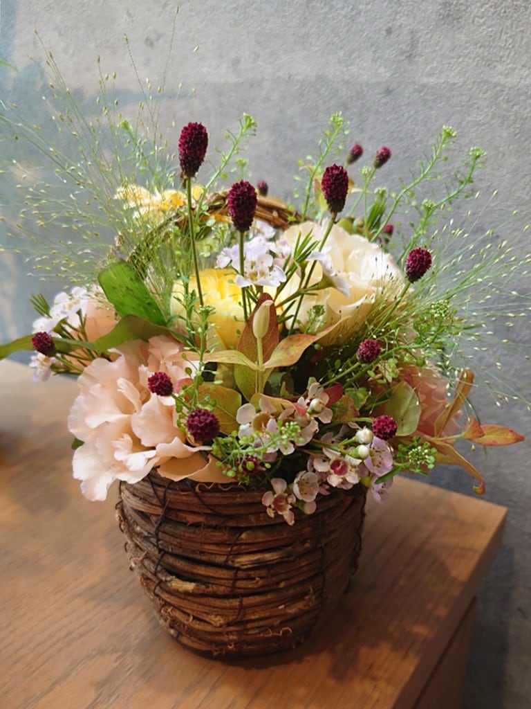 【亀戸店限定|店頭受取】季節のナチュラルアレンジメント|数量限定