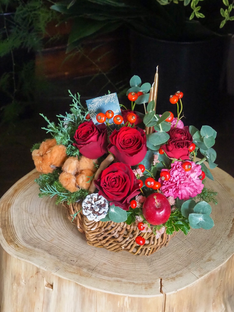 季節のパニエアレンジメント -Winter Ver.-