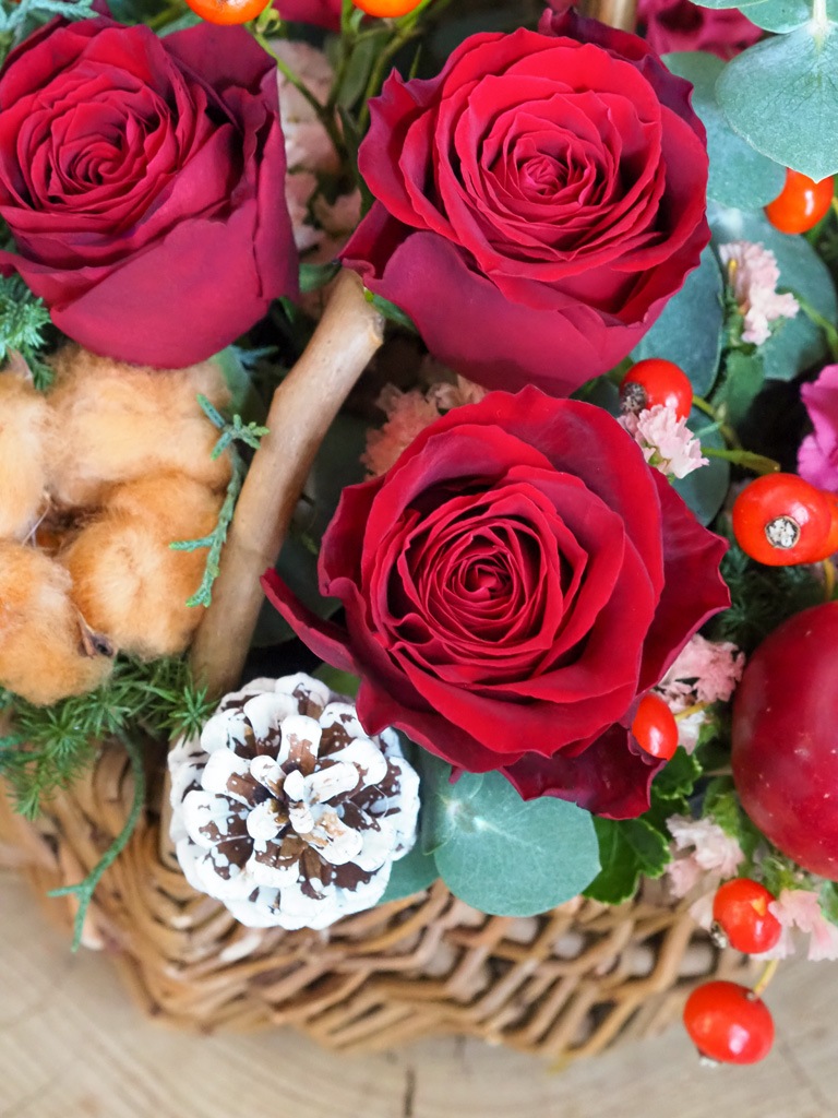 季節のパニエアレンジメント -Winter Ver.-