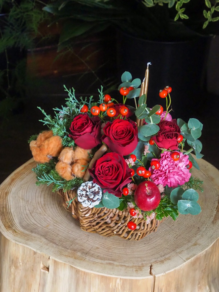 季節のパニエアレンジメント -Winter Ver.-