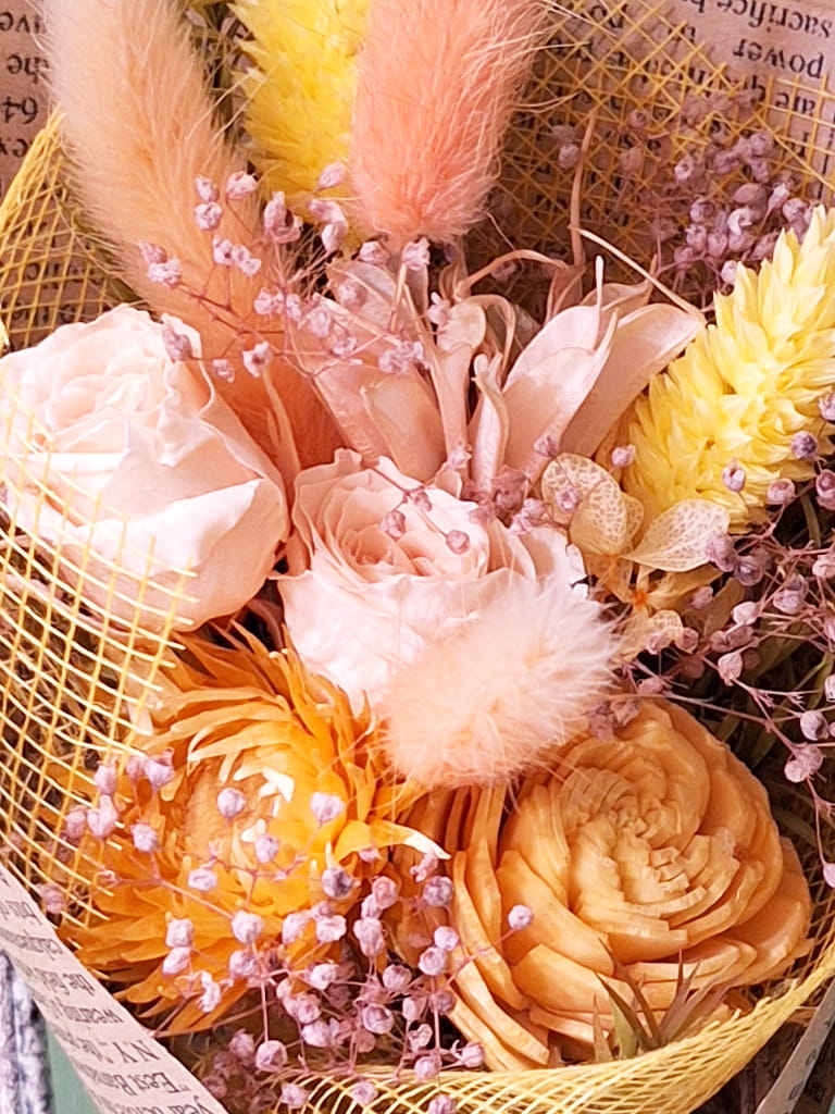 【スクールオリジナル】ドライフラワーブーケ手作りキット