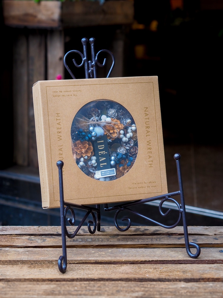 季節のナチュラルリース ｜SSサイズ　-ナチュラルホワイト-