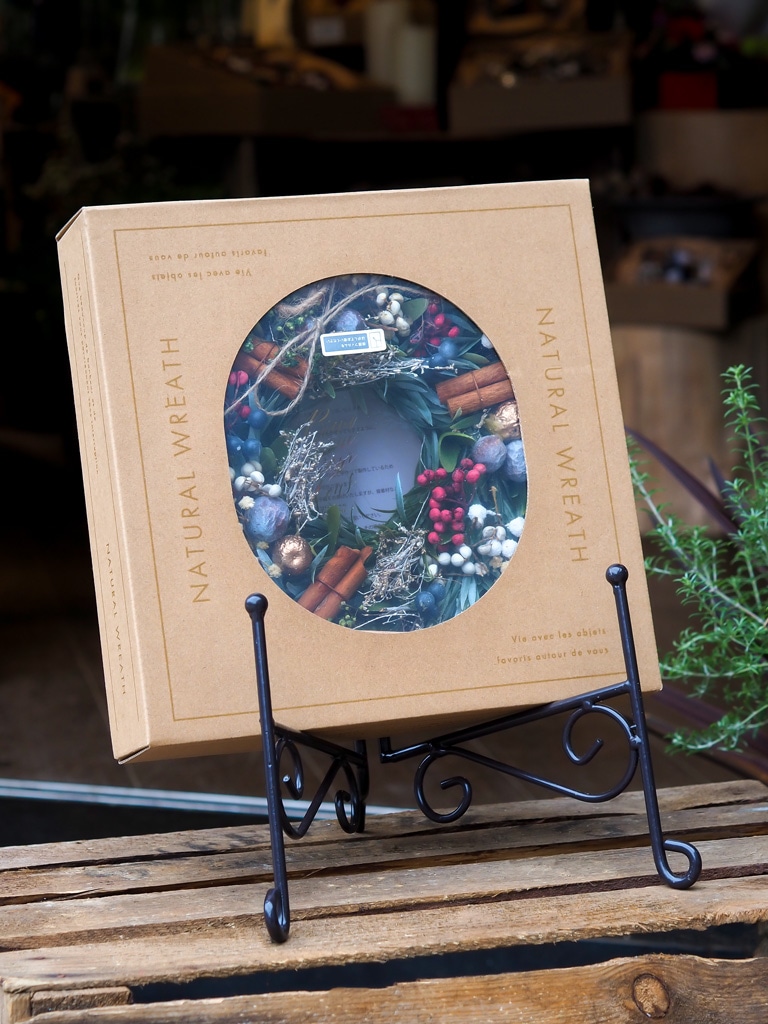 【大崎店限定｜店頭受取】季節のナチュラルリース ｜Mサイズ　-ナチュラル