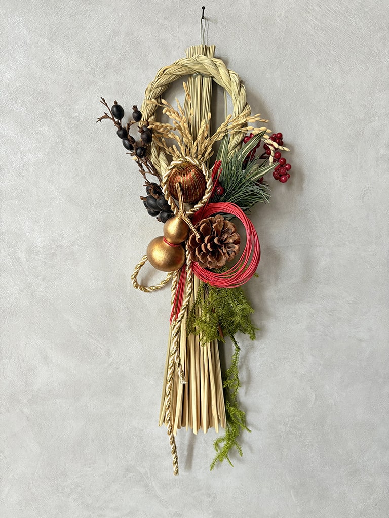 【大阪店オリジナル】しめ飾り 縦型｜送料込み* 