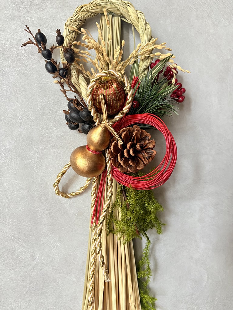 【大阪店オリジナル】しめ飾り 縦型｜送料込み* 