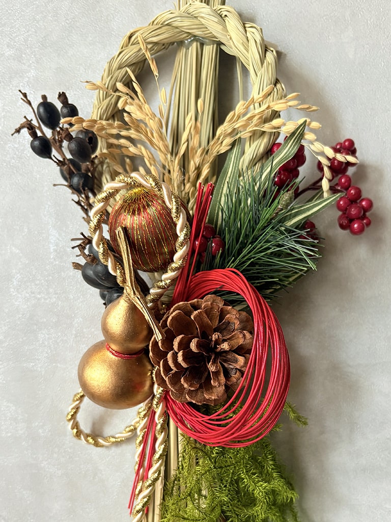 【大阪店オリジナル】しめ飾り 縦型｜送料込み* 