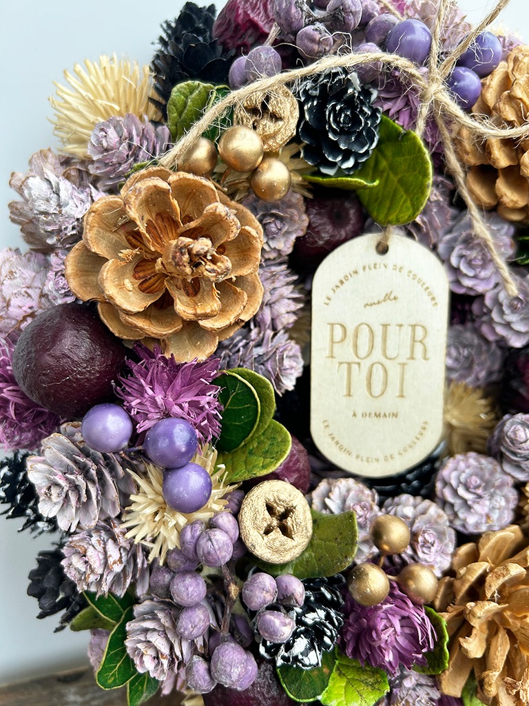 季節のナチュラルリース -purple- | スタイル,その他雑貨,プリザーブド
