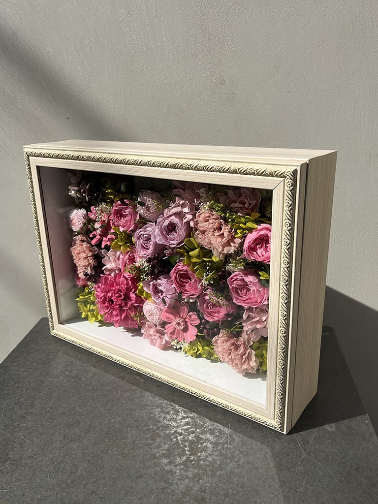 【大阪店オリジナル】プリザーブドフラワーフレーム｜送料込み*