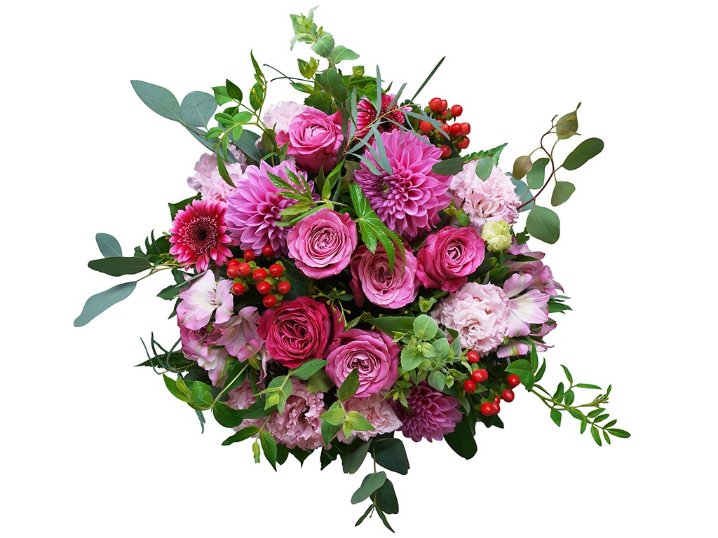 ナチュラルバスケットアレンジメント|Lサイズ|選べる5色