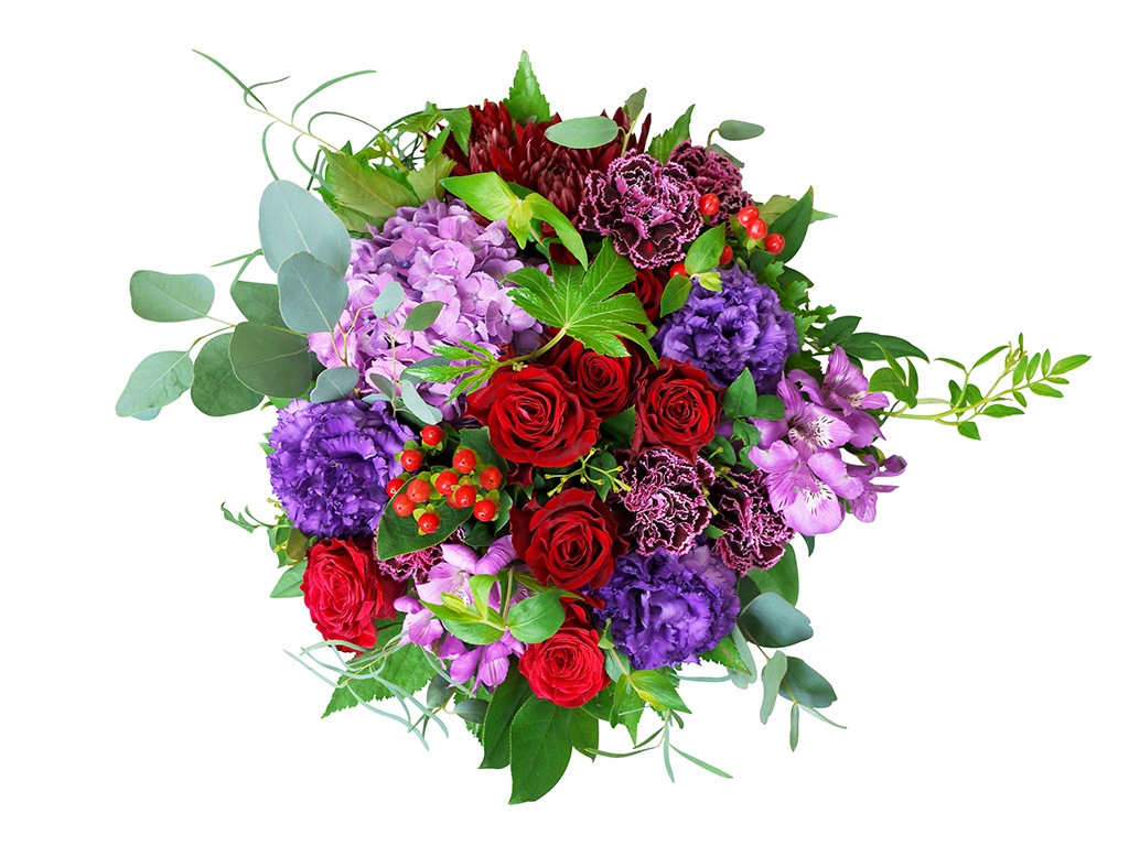 ナチュラルバスケットアレンジメント|Lサイズ|選べる5色