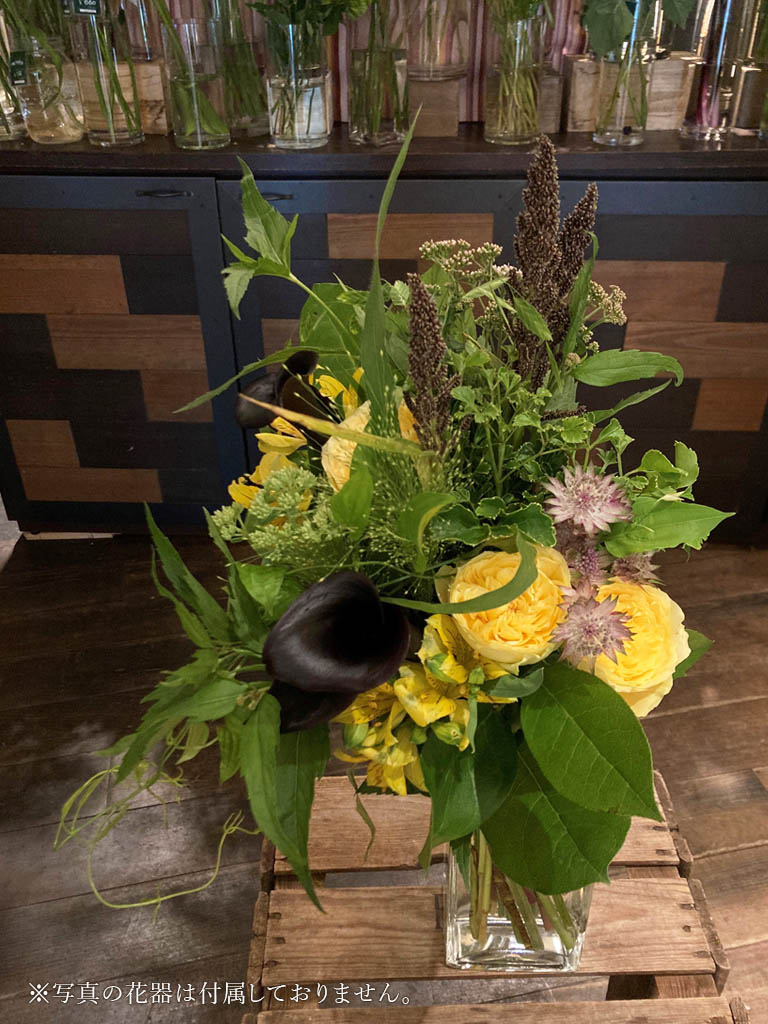 虎ノ門ヒルズ店オリジナル 店頭受取 ワンサイドブーケ メモリーズ 店頭受取 レミルフォイユドゥリベルテ 花 ギフト 通販