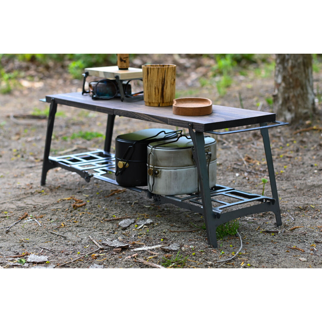 バーベキュー・調理用品 MOOSE ROOM WORKS KAKUDO GOTOKU MOOSE ROOM WORKS 4段階可変式五徳 kakudo GOTOKU｜キャンプ用品なら
