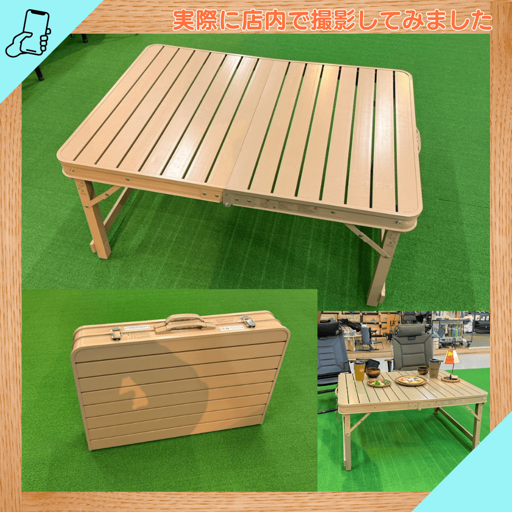 BROOKLYN WORKS STORE ALUMINUM ONE FOLDING TABLE｜キャンプ用品なら