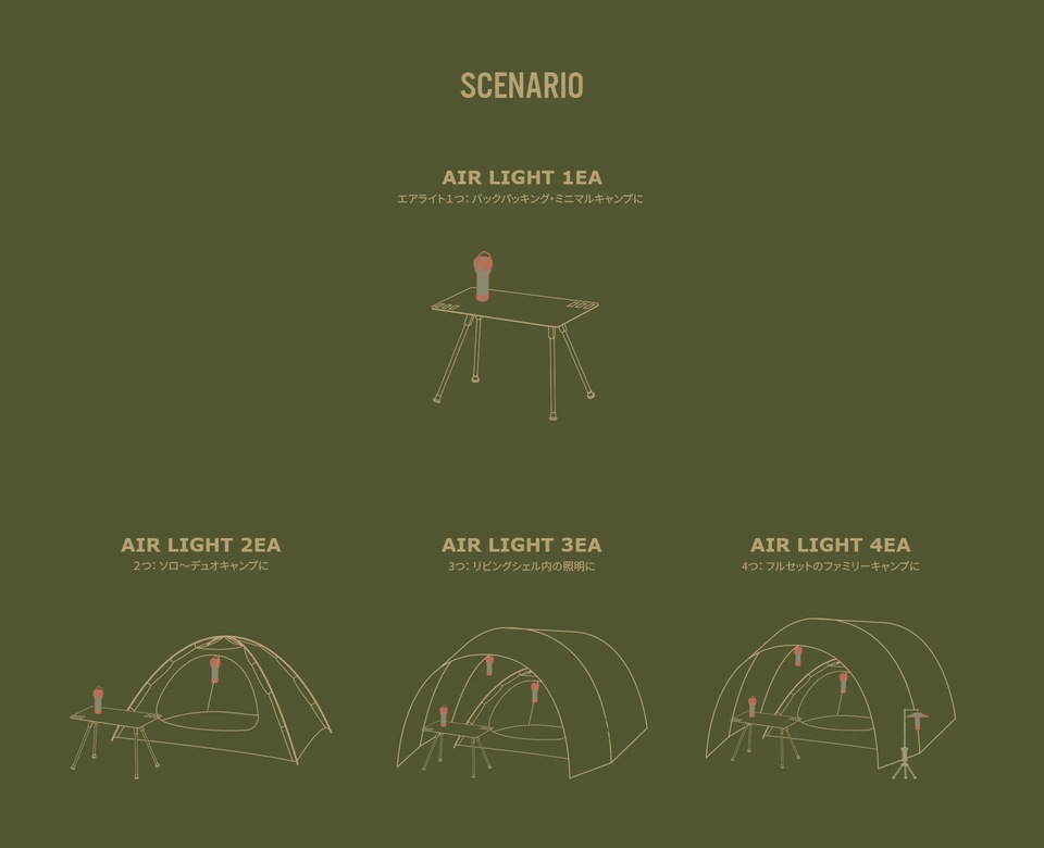CARGO CONTAINER AIR LIGHT｜キャンプ用品ならLiberty Base
