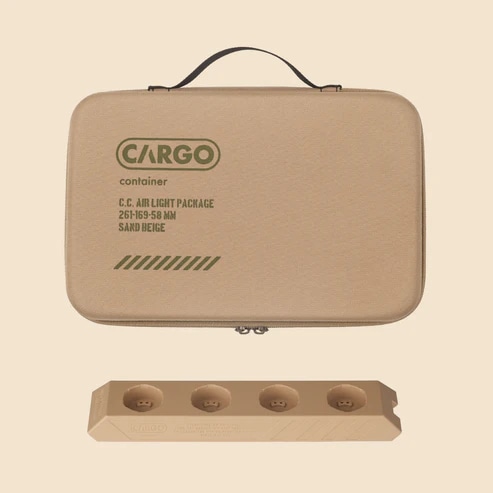 CARGO CONTAINER AIR LIGHT ベージュ4本 充電器ケース付 CARGO CONTAINER AIR LIGHT CHARGING DOCK｜キャンプ用品ならLiberty Base