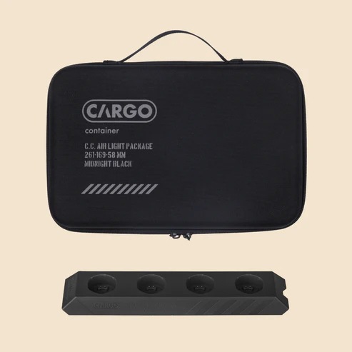 【CARGO CONTAINER】AIR LIGHT2本 充電器ケース ブラック CARGO CONTAINER】AIR LIGHT2本 充電器ケース ブラック CARGO