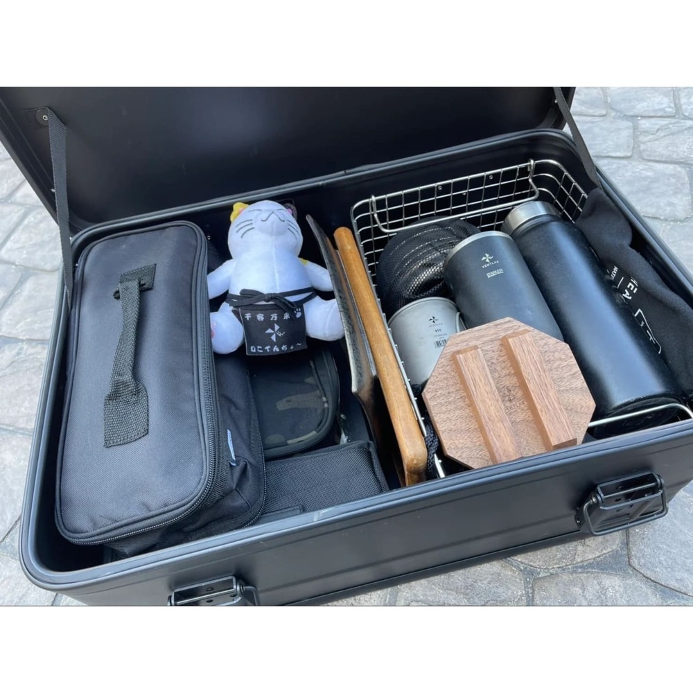 ヴェントラクス アルミコンテナ VENTLAX 46L BLACK ブラック ながのキャンパル ONLINE SHOP / VENTLAX アルミコンテナ46L