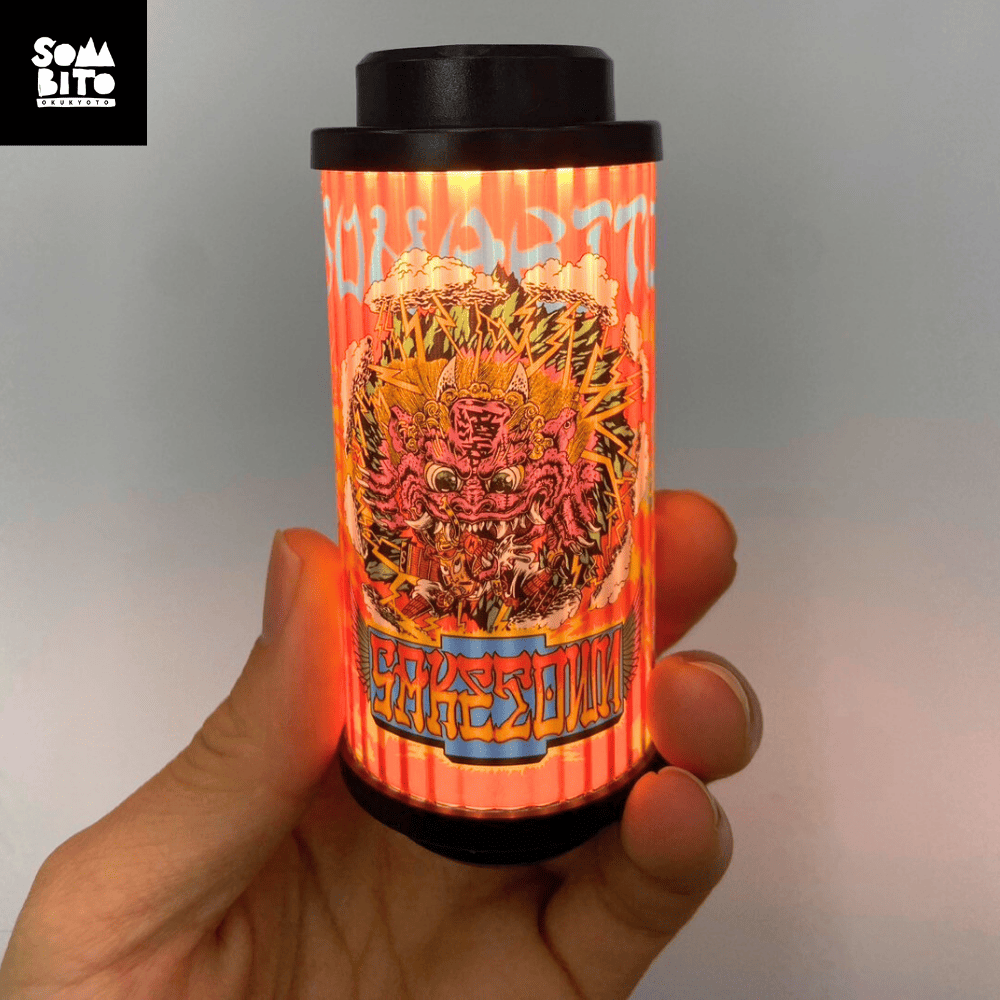 数量限定】38explore×SomAbito 38灯 酒呑童子 SAKETOWN RED ミヤビ LED