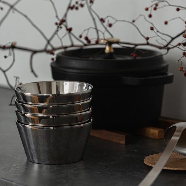 LOG teon ステンレス ボウル マットブラック LOG Teon bowl 370｜キャンプ用品ならLiberty Base