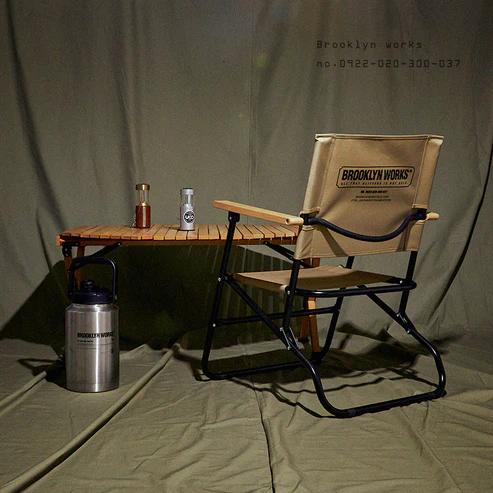 BROOKLYN WORKS FIELD CHAIR BLACK｜キャンプ用品ならLiberty Base