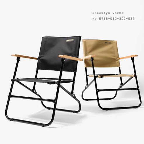 BROOKLYN WORKS FIELD CHAIR BLACK｜キャンプ用品ならLiberty Base