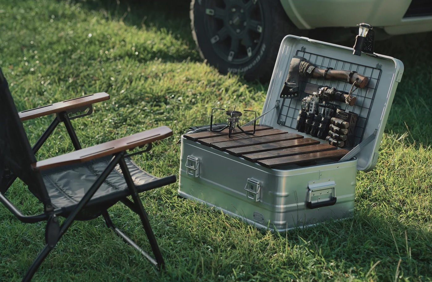 ヴェントラクス アルミニウムコンテナ パンドラ 25L シルバー VENTLAX