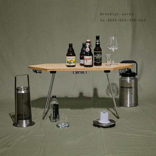 BROOKLYN WORKS WOOD MIX TABLE｜キャンプ用品ならLiberty Base