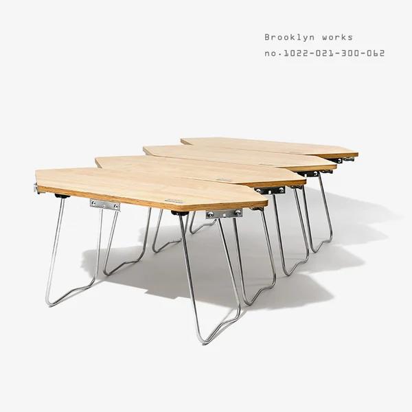 BROOKLYN WORKS WOOD MIX TABLE｜キャンプ用品ならLiberty Base