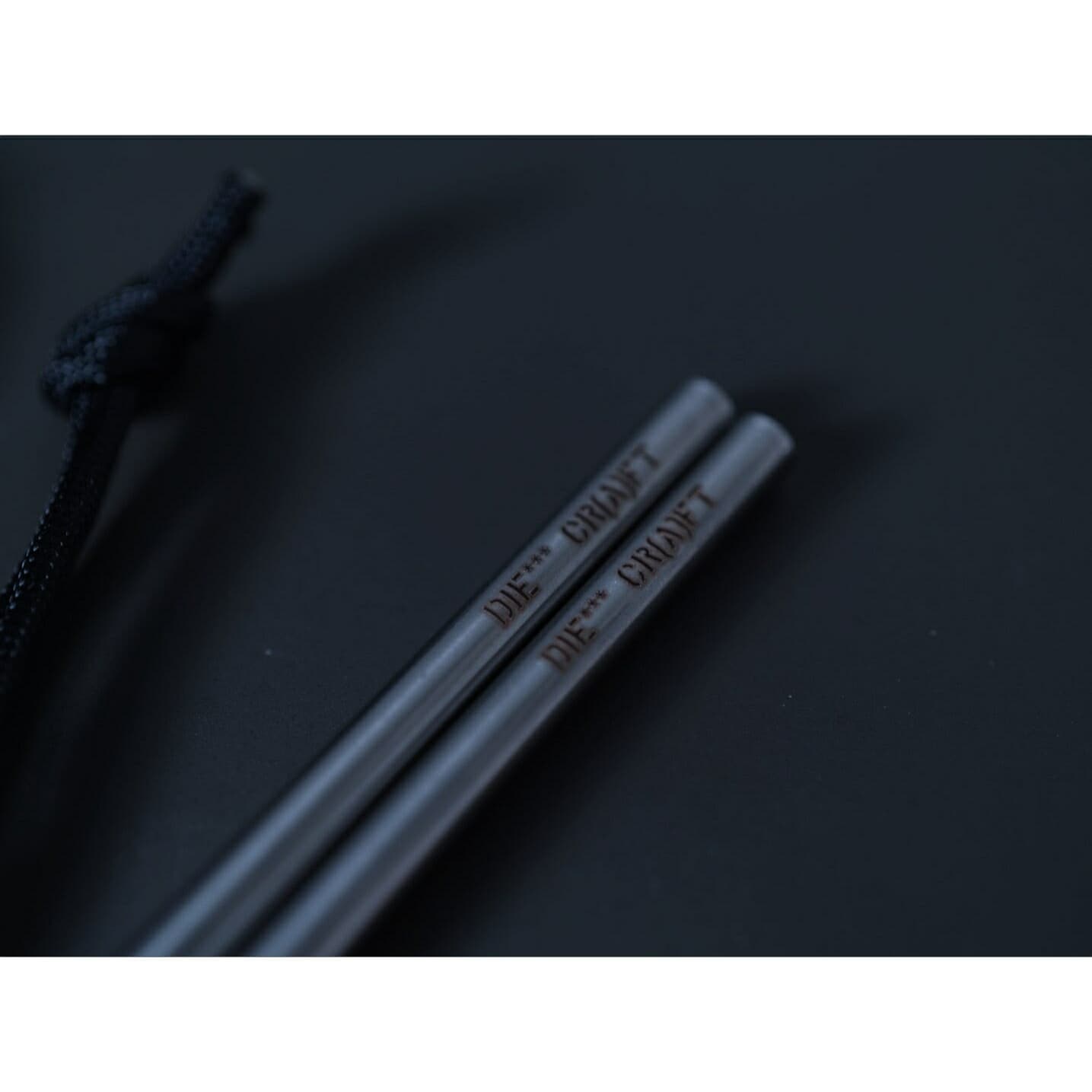 DIE CRAFT 戦闘箸2型村雨 CHOPSTICK&CASE MULTICAM BLACK｜キャンプ
