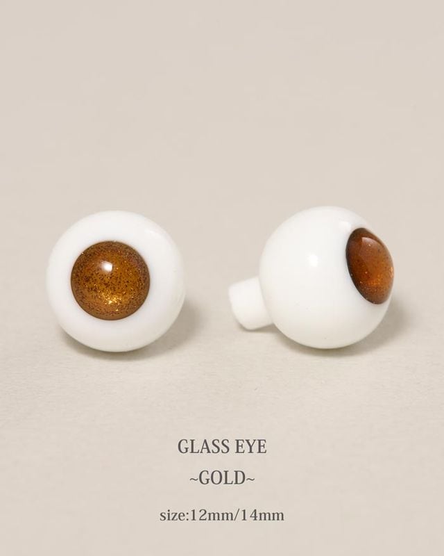 グラスアイ/ゴールド 12mm・14mm
