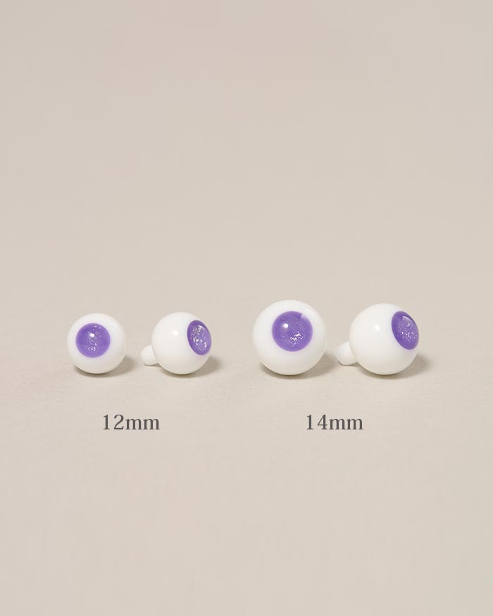 グラスアイ/パープル 12mm・14mm
