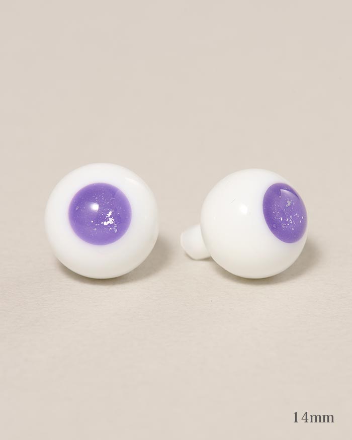 グラスアイ/パープル 12mm・14mm