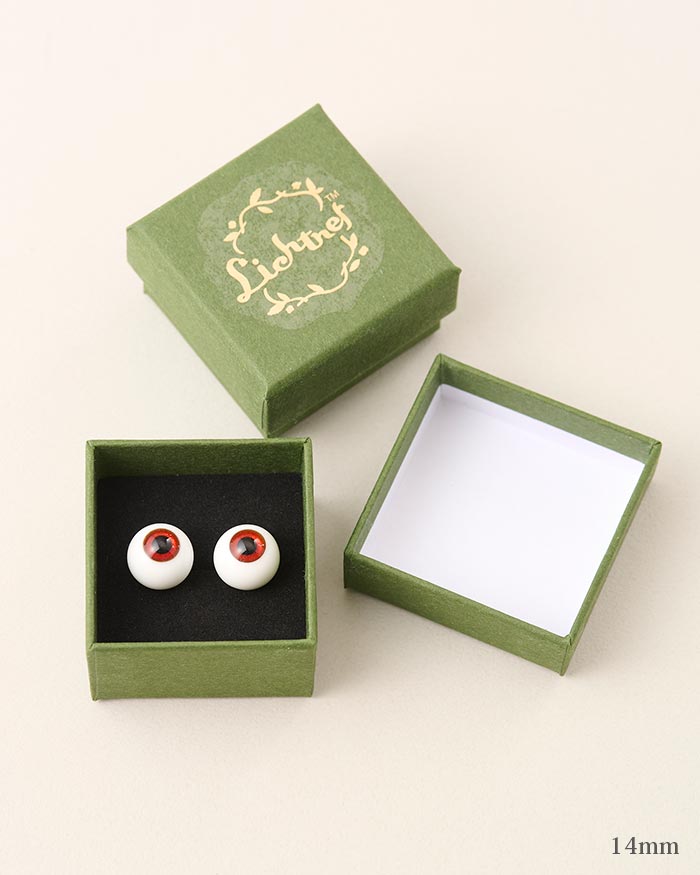 グラスアイ/レッド 12mm・14mm