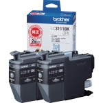 brother ���󥯥����ȥ�å� LC3111BK-2PK �֥�å���2�ĥѥå�