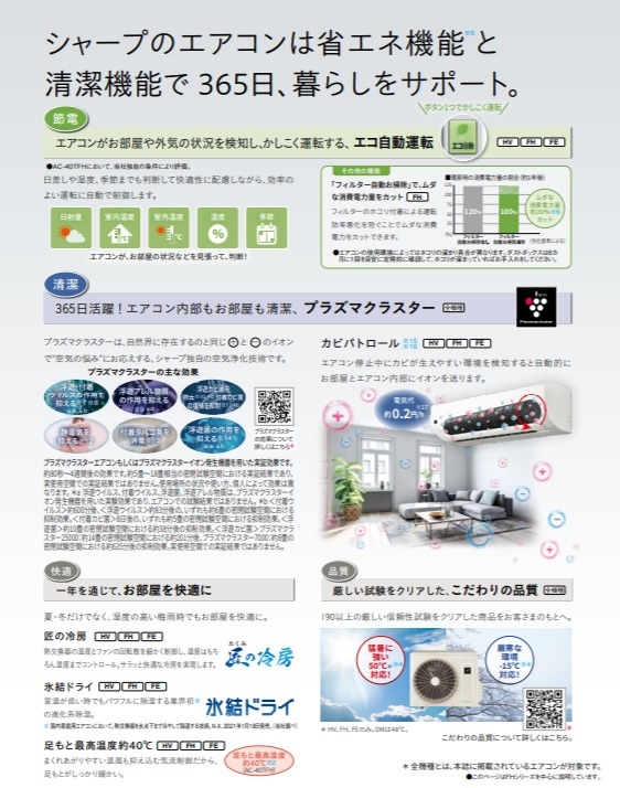 ライコムオンラインショップ SHARP（シャープ） シャープ 6畳 ルーム