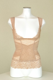 イアム　&ラティア バストアップシェイプキャミソール 美品】新イアムiam/バストアップシェイプキャミソール ネイビーS