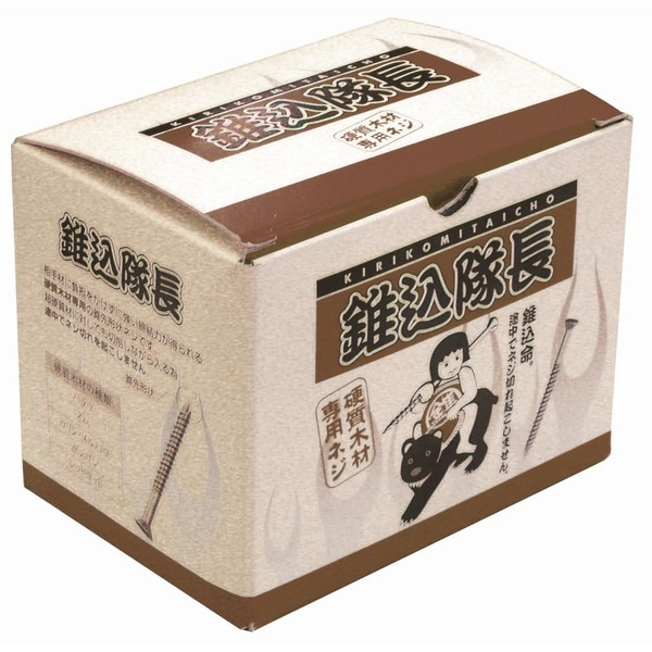 木ビス フレキ 錐込隊長 5.2×90 (100本入り) ブロンズ 十字穴 KT-90B 
