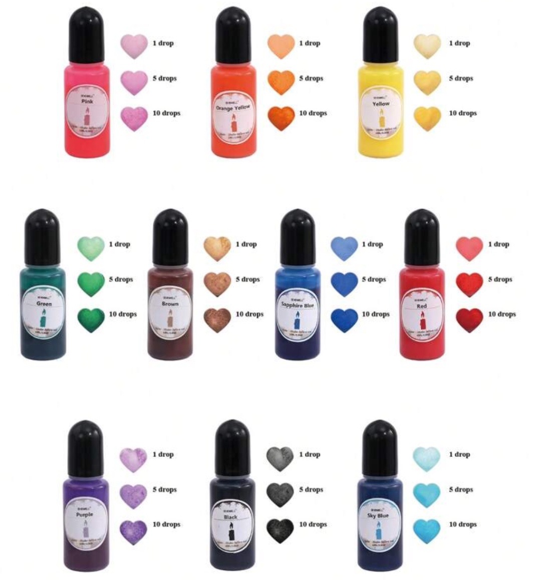 Candleworks 顔料 染料（candleworks 韓国キャンドルピラーモールド  