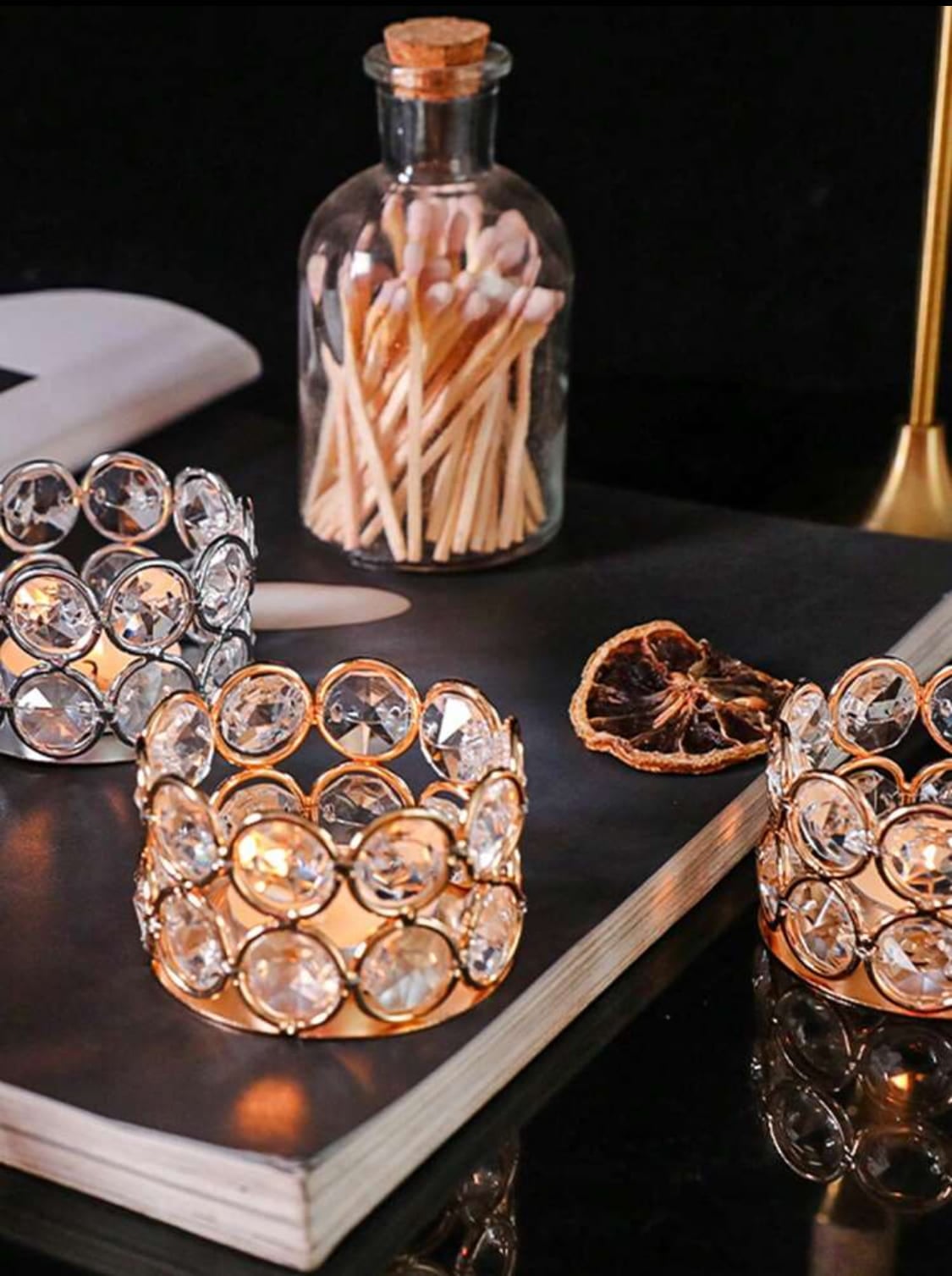 ザラホーム  キャンドルホルダー　クリスタル　新品未使用 ザラホーム キャンドルホルダー クリスタル 新品未使用 ザラホーム