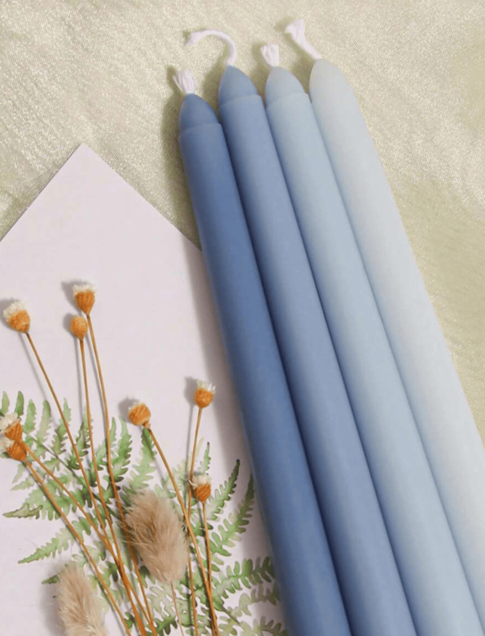 キャンドル 30cm 4本セット ロング 大きい ろうそく グラデーション