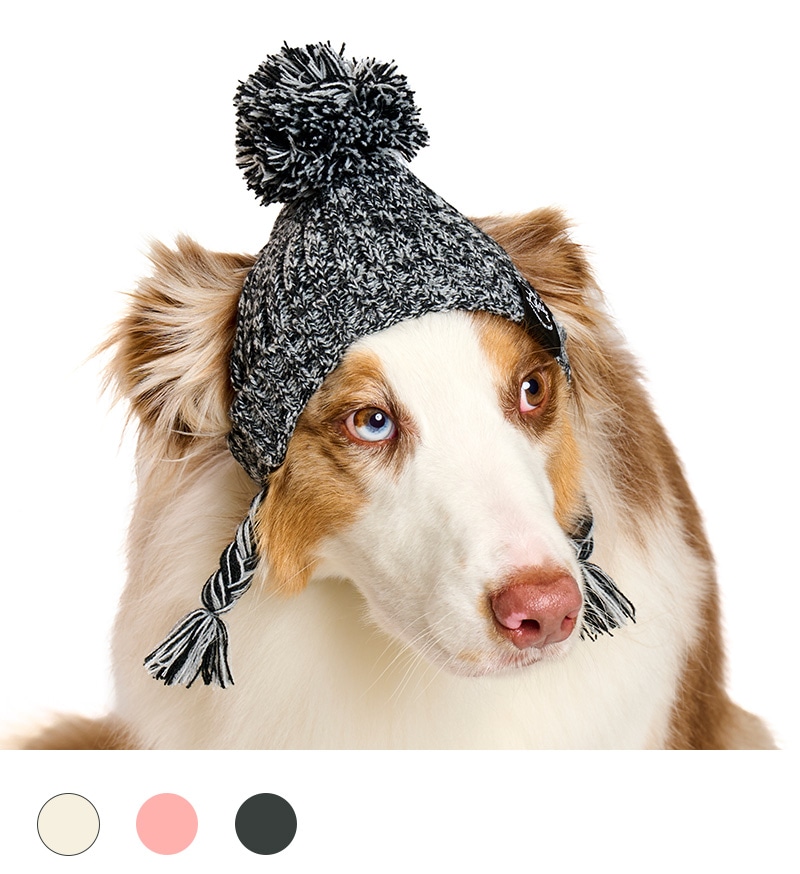 メランジニットキャップ