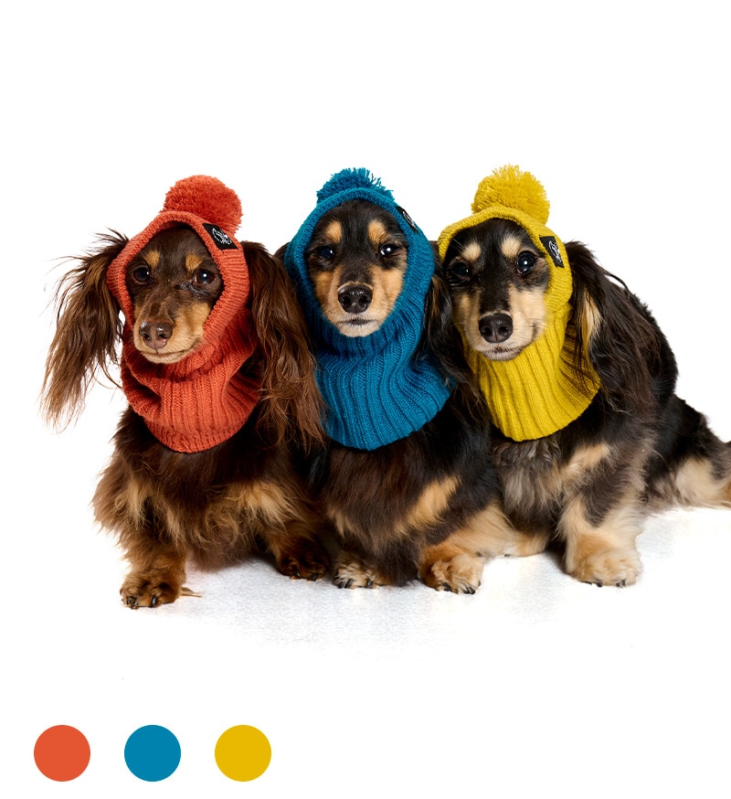 カラフルニットスヌード