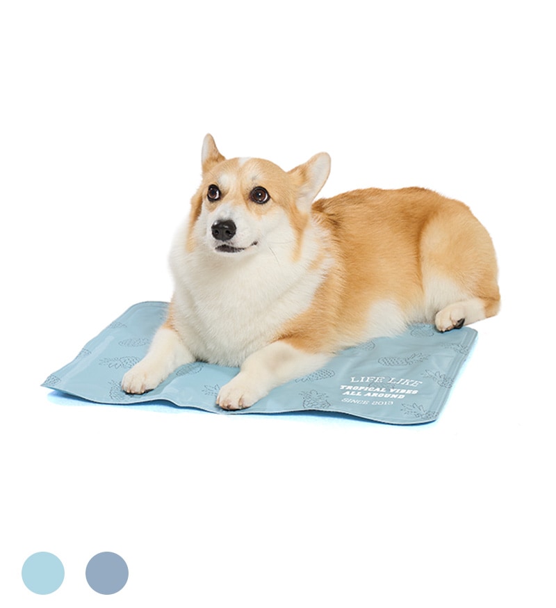 犬用 涼しい ひんやり 熱中症対策 マット ペットカート サマーステッチプリントタンクやわらかクールジェルマット