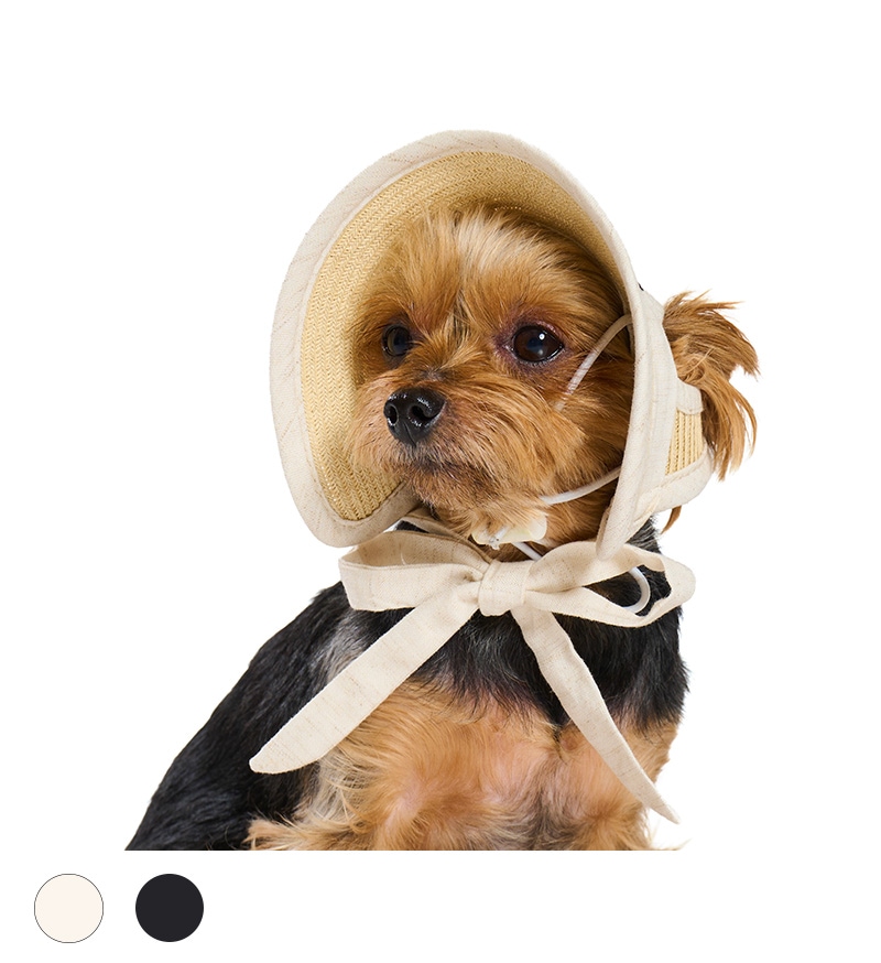 犬用 涼しい ひんやり 熱中症対策 帽子 白内障予防 ペーパーストローハット