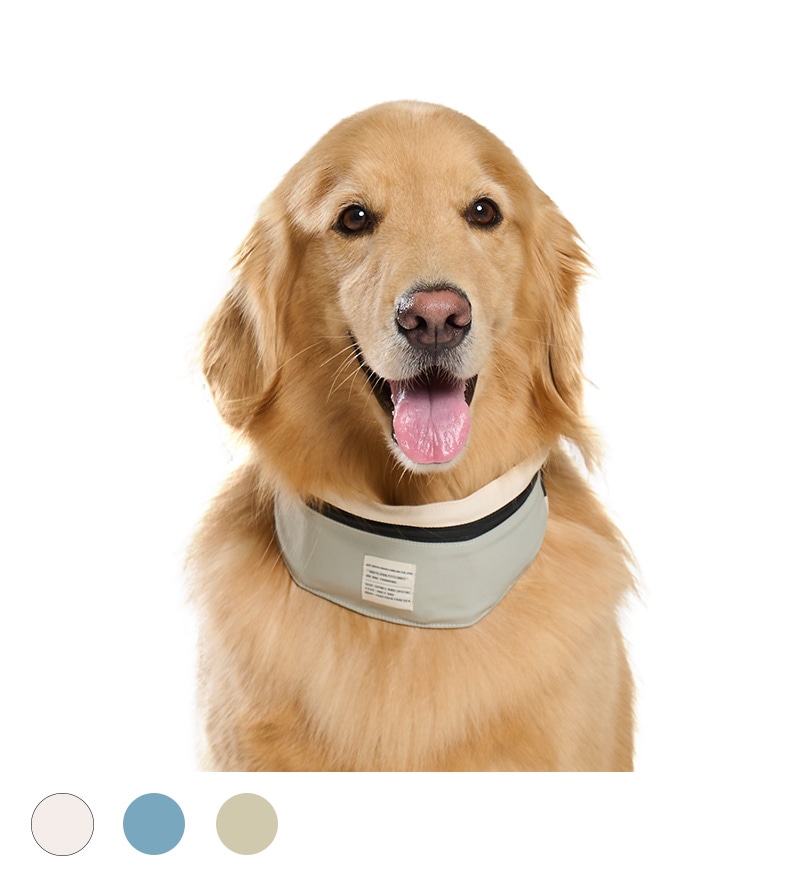 犬用 バンダナ 首元 保冷剤 涼しい ひんやり 熱中症対策 ICEミルアウトドアバンダナ