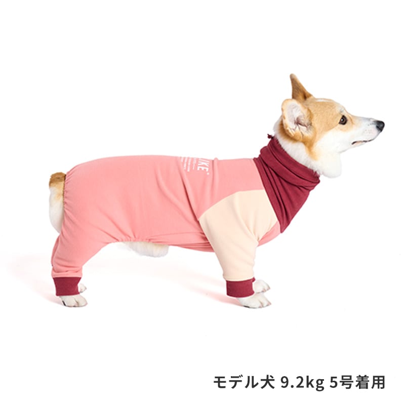 スヌードフリースロンパース